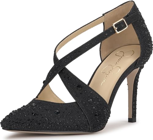 Jessica Simpson Damen Accile3 Pumps, Schwarz, 38.5 EU von Jessica Simpson