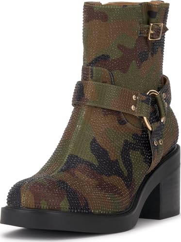 Jessica Simpson Damen Ceridwen Motorradstiefel, Forest Camo, 39 EU von Jessica Simpson