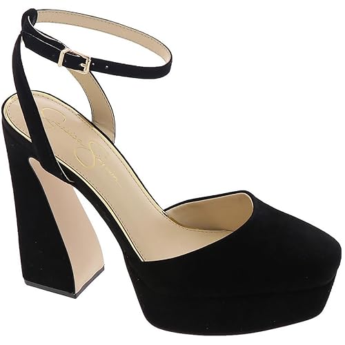 Jessica Simpson Damen Deirae Pumps, Schwarz, 38.5 EU von Jessica Simpson