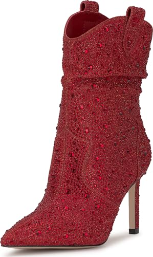 Jessica Simpson Damen Evgena2 Halblange Stiefel, Red Muse, 38.5 EU von Jessica Simpson