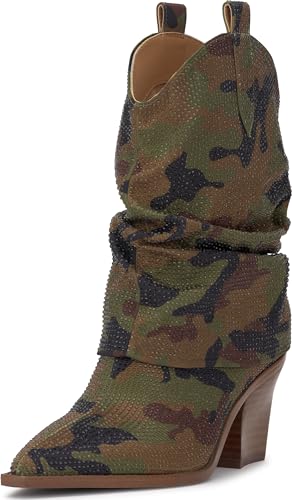 Jessica Simpson Damen Gemorra Halblange Stiefel, Forest Camo, 40 EU von Jessica Simpson