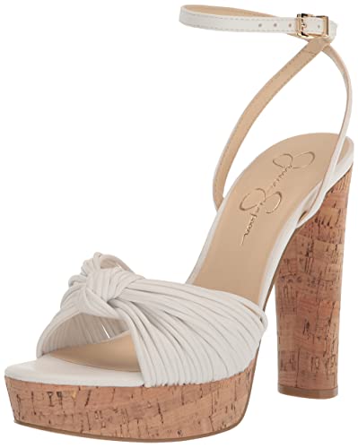 Jessica Simpson Damen Immie Keilsandale, Bright White, 40 EU von Jessica Simpson