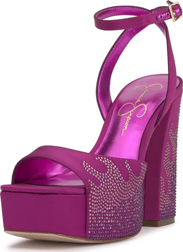 Jessica Simpson Damen Lirio2 Sandale-Plateau, Mulberry, 36 EU von Jessica Simpson