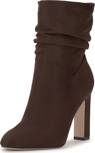 Jessica Simpson Damen Mixtesa Stiefelette, Dark Truffle Stretch Microsuede, 35.5 EU von Jessica Simpson