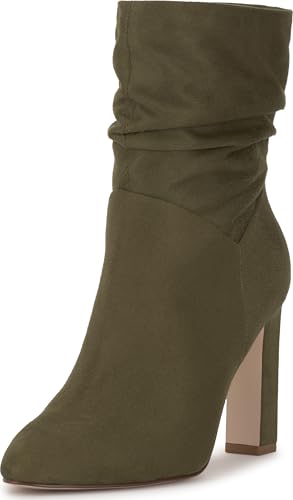 Jessica Simpson Damen Mixtesa Stiefelette, Deep Moss Stretch Microsuede, 39 EU von Jessica Simpson
