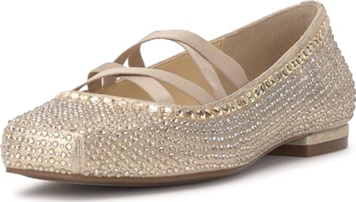 Jessica Simpson Damen Otessa Ballerinas, Champagner, 38.5 EU von Jessica Simpson