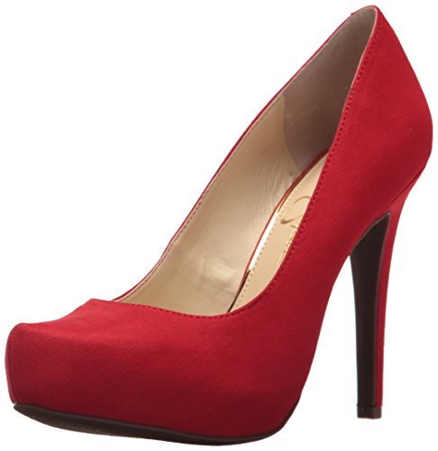 Jessica Simpson Damen Parisah Pumps, Rote Mousse, 39 EU von Jessica Simpson