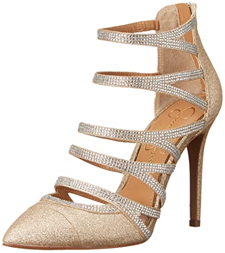 Jessica Simpson Damen Parminda Caged Pumpe Pumps, Champagner von Jessica Simpson