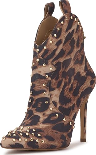 Jessica Simpson Damen Pixillez3 Stiefelette, Natürlicher Leopard, 38.5 EU von Jessica Simpson