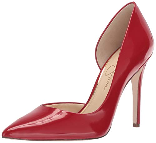 Jessica Simpson Damen Prizma Pumps, Rote Mousse, 41.5 EU von Jessica Simpson