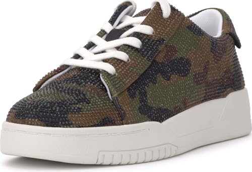 Jessica Simpson Damen Silesta Sparkle Sneaker, Forest Camo, 35.5 EU von Jessica Simpson