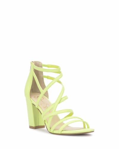 Jessica Simpson Damen Stassey Riemchensandalen mit Blockabsatz Sandale mit Absatz, Daquiri Green, 39.5 EU von Jessica Simpson