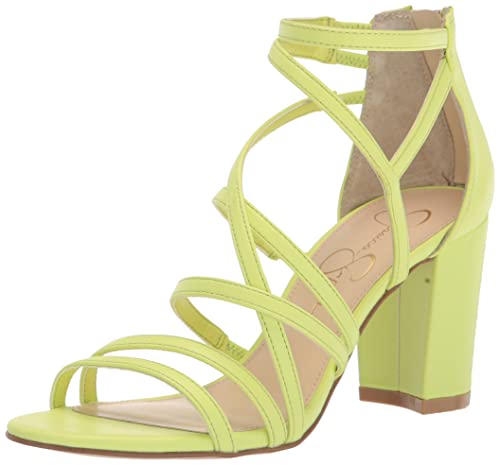 Jessica Simpson Damen Stassey Sandale mit Absatz, Daquiri Green, 35.5 EU von Jessica Simpson