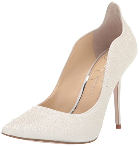 Jessica Simpson Damen Wayva-b Pumps, weiß, 37 EU von Jessica Simpson