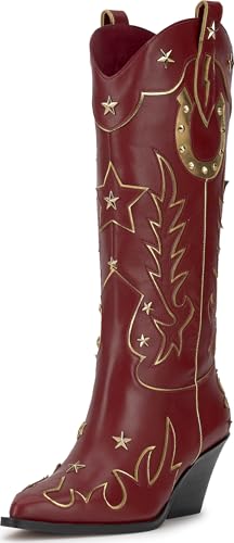 Jessica Simpson Damen Zembitti Kniehohe Stiefel, Chili Pepper, 39 EU von Jessica Simpson