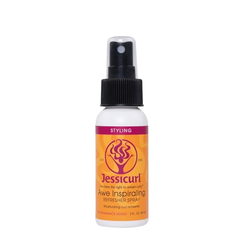 Jessicurl Ehrfürchtiges, inspirierendes Spray, ohne Zusatz von Duftstoffen, 2 Fl oz. Feuchtigkeitsspendendes Midday Curl Refresher Spray für lockiges Haar, Locken definierend Jessicurl Ehrfürchtiges, inspirierendes Spray, ohne Zusatz von Duftstoffen, 2 Fl oz. Feuchtigkeitsspendendes Midday Curl Refresher Spray für lockiges Haar, Locken definierend von Jessicurl