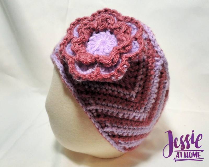 Julianna Ohrwärmer Mit Blume - Kleinkind Passt Über Zu Kleinen Kind, Köpfe 15 17 Zoll von JessieAtHome