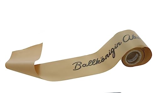 Schärpe für sie oder ihn mit Ihrem individuellen Aufdruck in vielen Farben und für jeden Anlaß: JGA, Baby-Shower, Silber-Hochzeit, die Nr. 1 in Qualität und Individualsierung, Farbe:bronze von Jessis Geschenkeschmiede