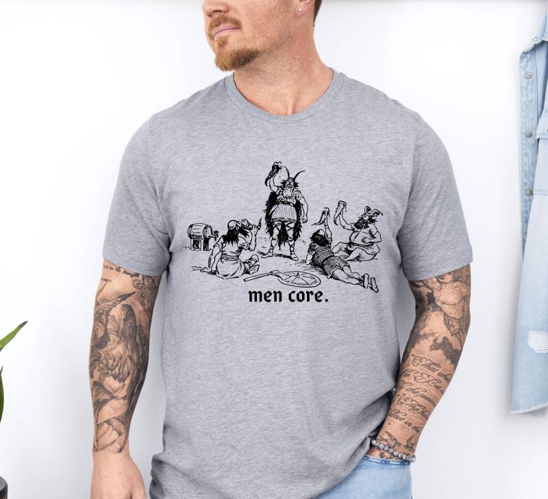 Men Core T-Shirt | Lustiges T-Shirt Männer Tshirts Herren Shirt Lustig Geschenkidee Wikinger von JesslyGoods