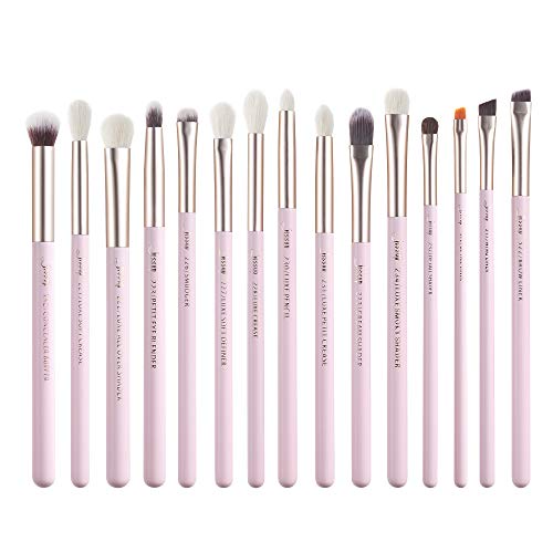 Jessup Augen Makeup Pinselset Professionelles Augenpinsel Set Schminkpinsel Kosmetikpinsel Lidschatten Eyeshadow Brush Blender Puder Synthetische Haare 15 Stück T294 von Jessup