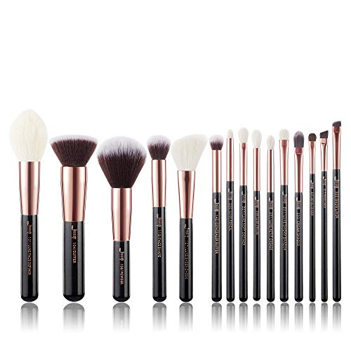 Jessup Make Up Pinsel Sets 15 Pcs Kosmetik Schmink Bürsten Lidschatten Puder Concealer Eyeliner T160 von Jessup