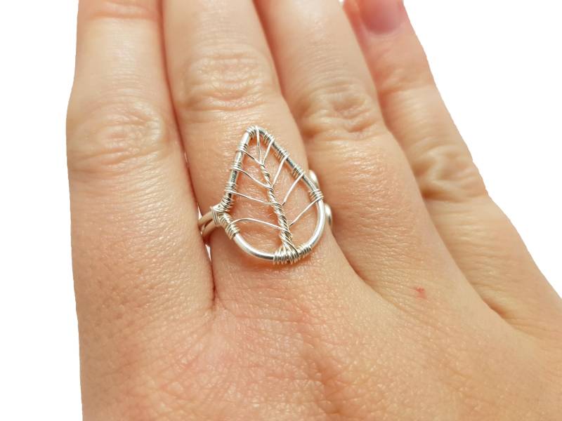 Blatt Wire Wrap Ring Blatt Wire Wrap Ring von JessyHerc