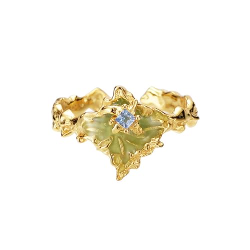 Jesuky Damen Ring, Silber Ringe 925 Zarte Tropfglasur Elegantes Quadrat Vintage Rings 2.5 Gr Verstellbar Ring Gold Für Damen Geburtstag Valentinstag Geschenck Jesuky Damen Ring, Silber Ringe 925 Zarte Tropfglasur Elegantes Quadrat Vintage Rings 2.5 Gr Verstellbar Ring Gold Für Damen Geburtstag Valentinstag Geschenck von Jesuky