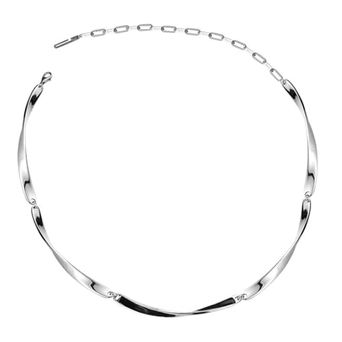 Jesuky Halskette Damen, Silber Kette Glatte Silber Tag Patchwork Halskette Kette Anhänger Omega Kette Halskette Silber Damen Silber Für Damen Geburtstag Valentinstag Geschenck Jesuky Halskette Damen, Silber Kette Glatte Silber Tag Patchwork Halskette Kette Anhänger Omega Kette Halskette Silber Damen Silber Für Damen Geburtstag Valentinstag Geschenck von Jesuky