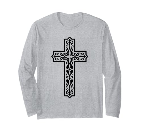Jesus Heiliges Kreuz religiöser christlicher Glaube Geschenk Jungen Mädchen Langarmshirt Jesus Heiliges Kreuz religiöser christlicher Glaube Geschenk Jungen Mädchen Langarmshirt von Jesus Christ Crucifix Holy Cross Design Present