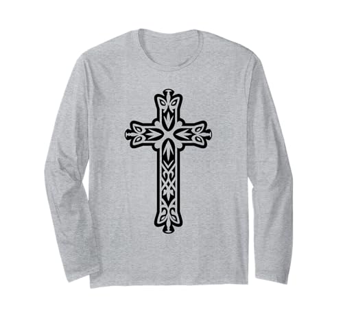 Jesus Heiliges Kreuz religiöser christlicher Glaube Geschenk Jungen Mädchen Langarmshirt Jesus Heiliges Kreuz religiöser christlicher Glaube Geschenk Jungen Mädchen Langarmshirt von Jesus Christ Crucifix Holy Cross Design Present