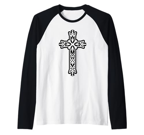 Jesus Heiliges Kreuz religiöser christlicher Glaube Geschenk Jungen Mädchen Raglan Jesus Heiliges Kreuz religiöser christlicher Glaube Geschenk Jungen Mädchen Raglan von Jesus Christ Crucifix Holy Cross Design Present