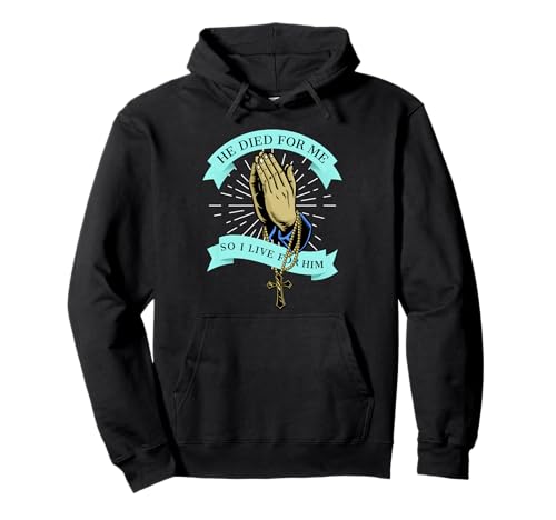 Er ist für mich gestorben, also lebe ich für ihn Pullover Hoodie Er ist für mich gestorben, also lebe ich für ihn Pullover Hoodie von Jesus Christ Religion Apparel