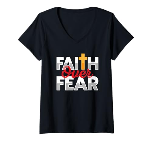 Damen Christlicher Glaube Jesus Kreuz Erlöser Bibel Shirt T-Shirt mit V-Ausschnitt Damen Christlicher Glaube Jesus Kreuz Erlöser Bibel Shirt T-Shirt mit V-Ausschnitt von Jesus Christus Glaube Kreuz Christ Geschenk Gebet
