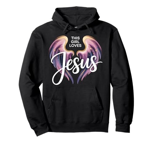 Dieses Mädchen liebt Jesus Christliches Mädchen Jesus Pullover Hoodie Dieses Mädchen liebt Jesus Christliches Mädchen Jesus Pullover Hoodie von Jesus Designs for Girls Who Love Christ