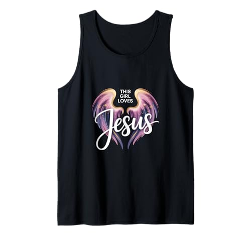 Dieses Mädchen liebt Jesus Christliches Mädchen Jesus Tank Top Dieses Mädchen liebt Jesus Christliches Mädchen Jesus Tank Top von Jesus Designs for Girls Who Love Christ