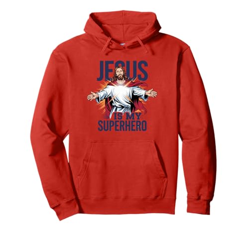 Jesus ist Mein Superheld Christlicher Gott Religiöser Comic Kids Pullover Hoodie Jesus ist Mein Superheld Christlicher Gott Religiöser Comic Kids Pullover Hoodie von Jesus Is My Superhero