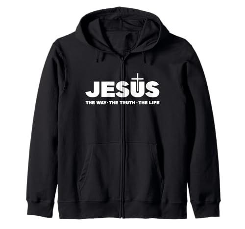 Jesus Christus The Way The Truth The Life Christians Men Women Kapuzenjacke von Jesus Lovers Believers