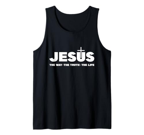 Jesus Christus The Way The Truth The Life Christians Men Women Tank Top von Jesus Lovers Believers