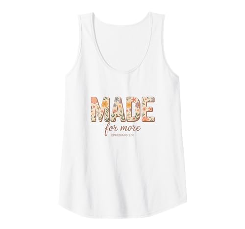 Damen Gott hat Dich für mehr gemacht, Sonntagsgottesdienste, Bibelstudiengruppe Tank Top Damen Gott hat Dich für mehr gemacht, Sonntagsgottesdienste, Bibelstudiengruppe Tank Top von Jesus Quotes & Christian Sayings