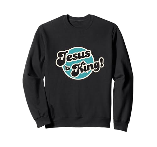 Jesus ist König, Männer, Frauen und Jugend Sweatshirt von Jesus is King, Retro