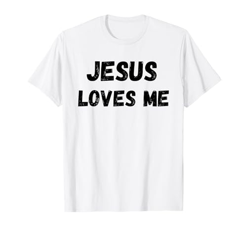 Jesus liebt Mich Geschenke Liebe wie Jesus Männer, Frauen, Mädchen T-Shirt von Jesus loves me