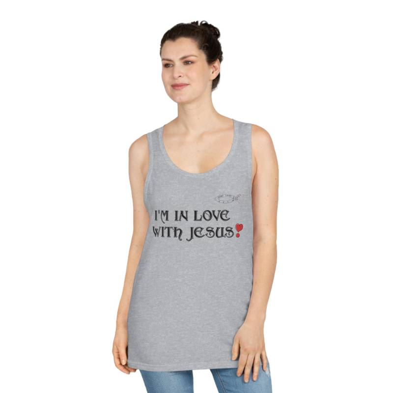 Christliches Tank Top Unisex, I'm in Love With Jesus, Religiöse Kleidung, Kirchen Shirt, Kleidung Für Gläubige, Christliches Geschenk von Jesuslovesyouartwork