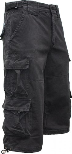 Jet Lag Cargo Shorts 3/4 Hose Modell 007 S, Farbe:Schwarz, Größe:XXL von Jet Lag