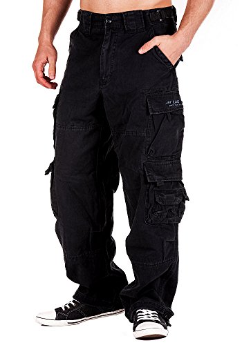 Jet Lag, 007 Cargohose, black, L / 32 von Jet Lag