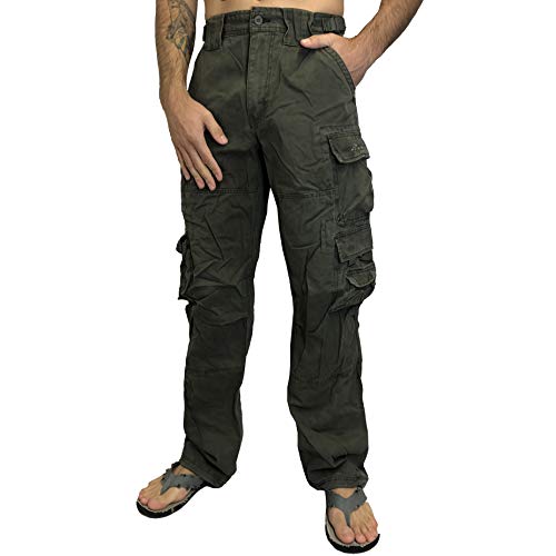 Jet Lag, 007 Cargohose, olive, M / 34 von Jet Lag