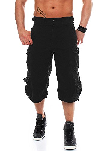 Jet Lag Cargo Herren Shorts 007 B Cargoshort schwarz - 4XL von Jet Lag