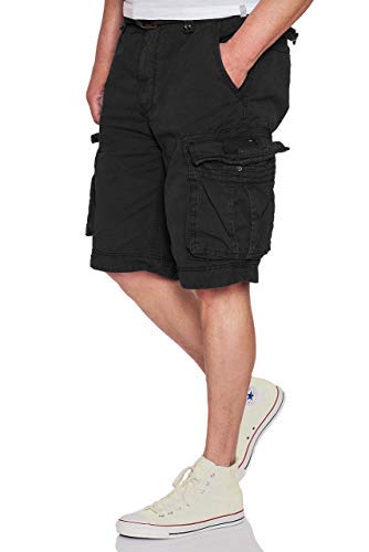 Jet Lag Cargo Shorts mit Gürtel, Farbe:Schwarz, Größe:W31 von Jet Lag