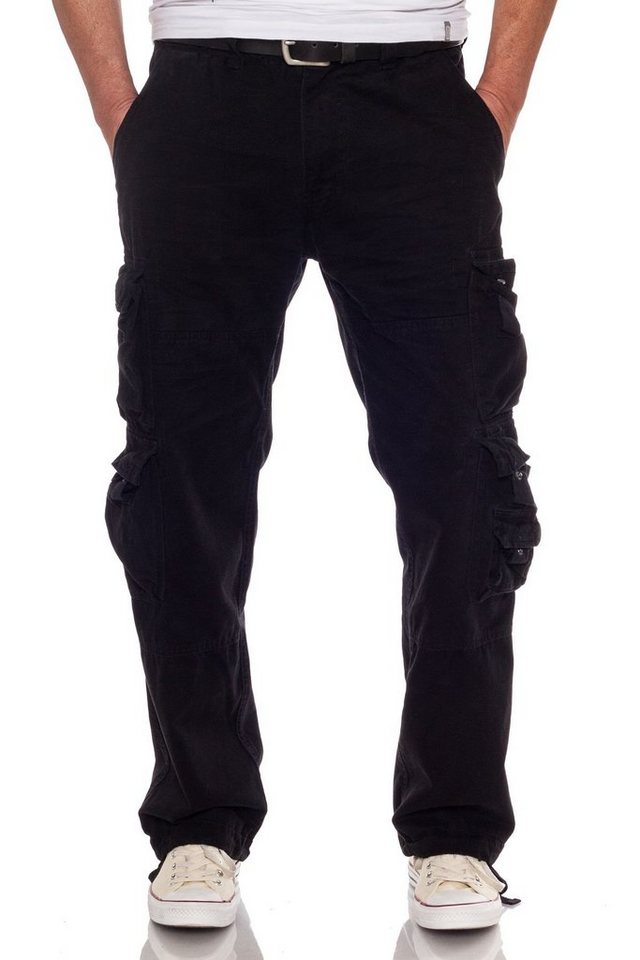 Jet Lag Cargohose Bikerhose mit vielen Taschen Straight Fit von Jet Lag