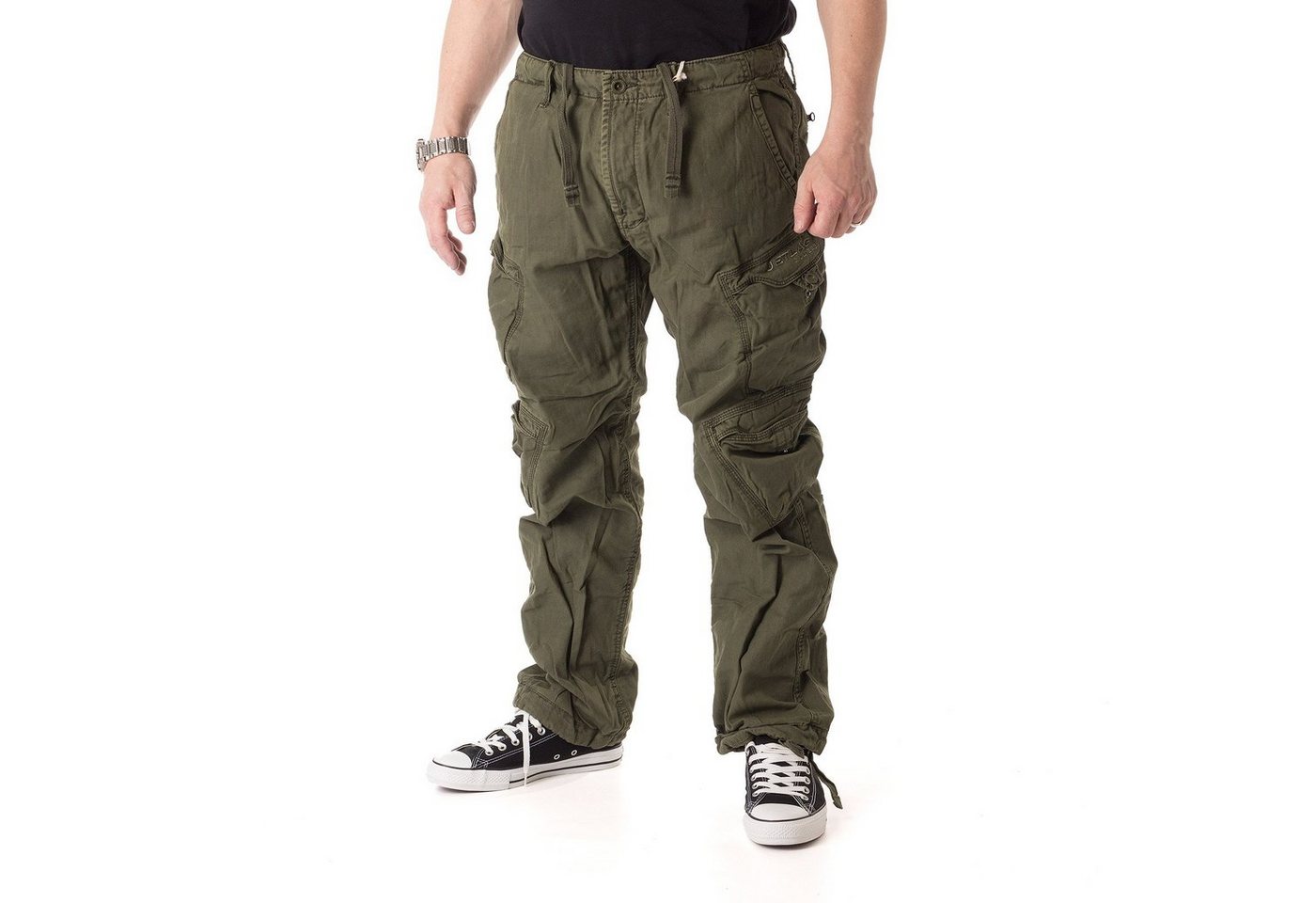 Jet Lag Cargohose Hose Jet Lag FW010 dark olive von Jet Lag