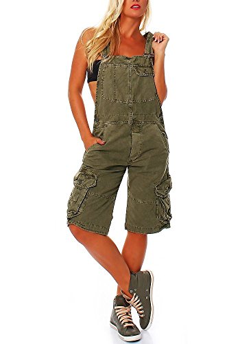 Jet Lag Damen Overall Shorts capulet olive L von Jet Lag